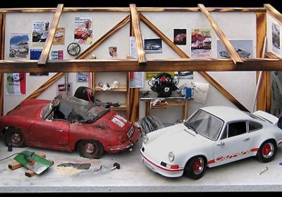Zwei Porsche Klassiker